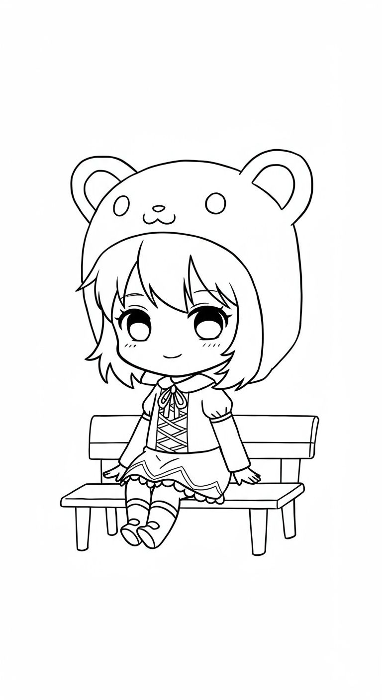 Bộ tranh tô Công chúa chibi dễ thương