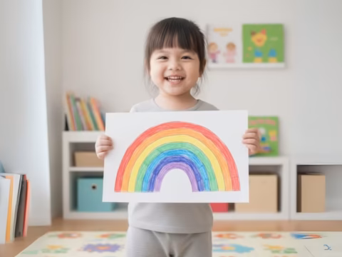5 lợi ích vàng của việc cho bé tập tô màu mỗi ngày cho con phút thư giãn