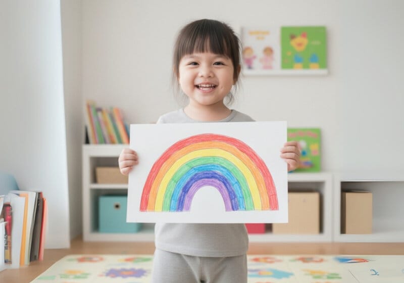 5 lợi ích vàng của việc cho bé tập tô màu mỗi ngày