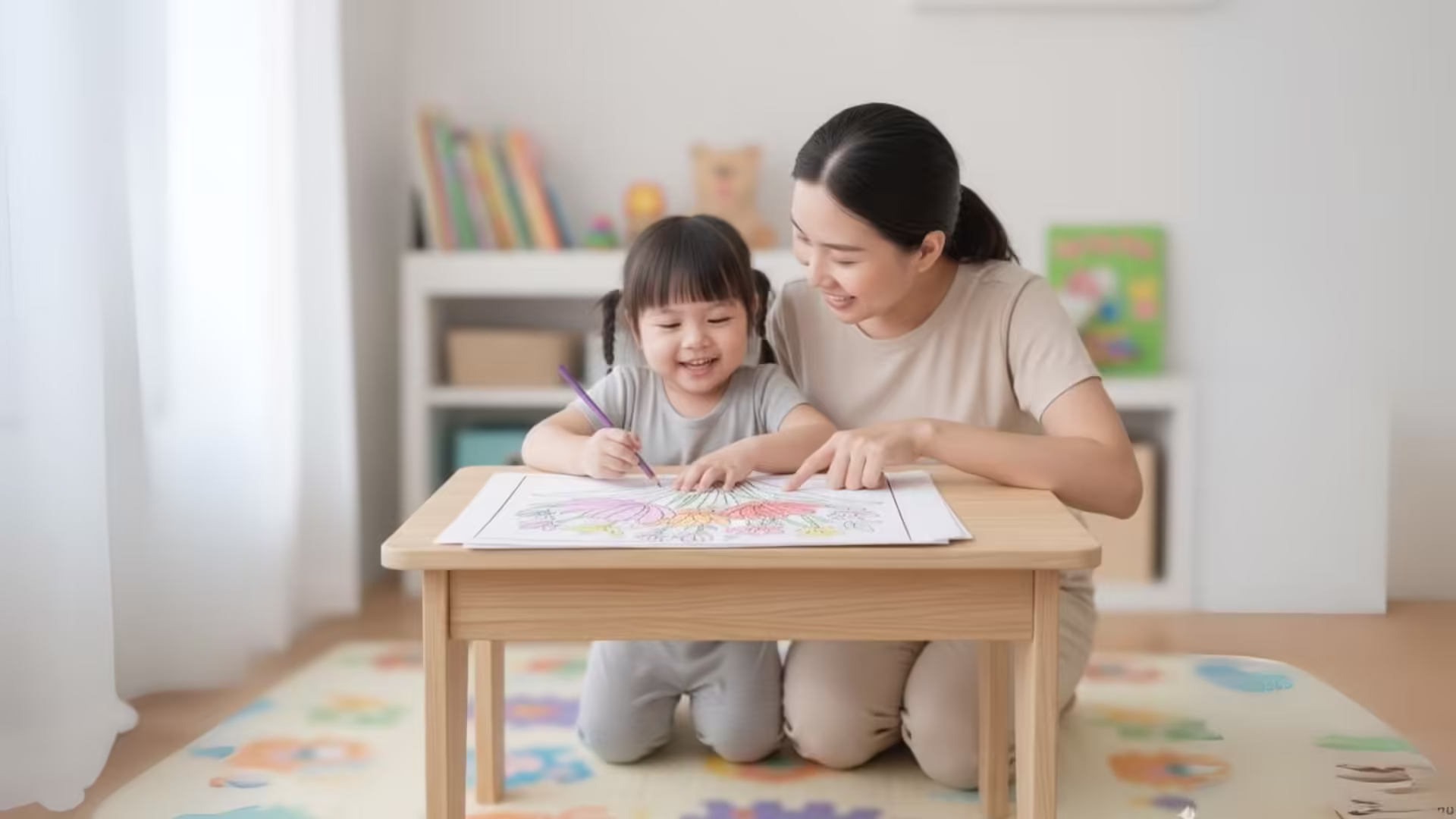 5 lợi ích vàng của việc cho bé tập tô màu mỗi ngày