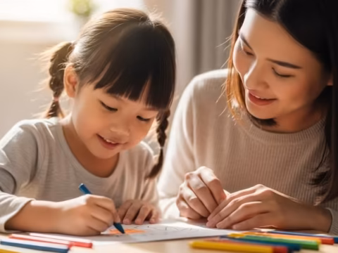 7 thói quen nhỏ giúp bé phát triển sáng tạo qua tô màu: kể chuyện bằng màu sắc