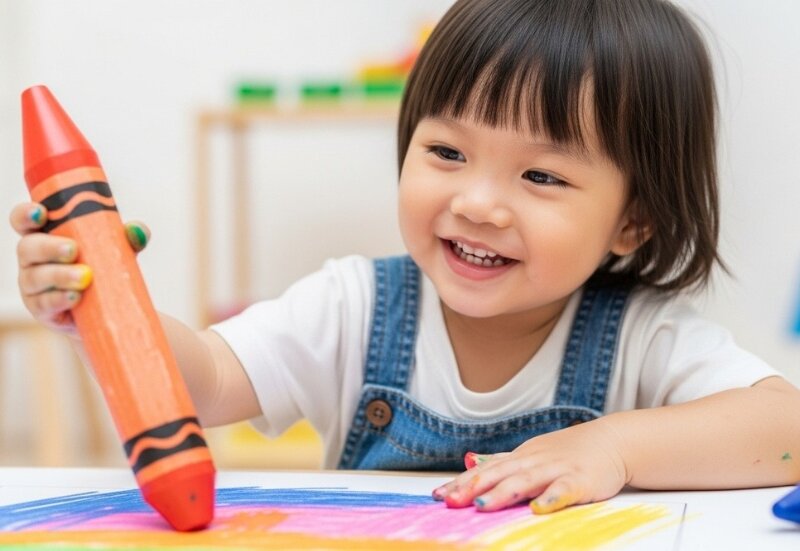Kinh nghiệm chọn bút màu cho bé: loại nào giúp con sáng tạo tốt nhất?
