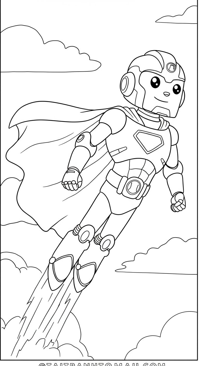Siêu robot & chiến binh (Cho bé 6–10 tuổi)