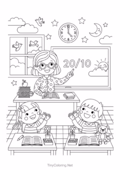 Tranh tô màu ngày 20-10 : ngày 20/10 ý nghĩa