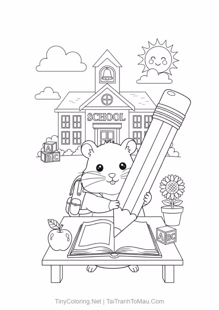 Tranh To Mau Hamster 27