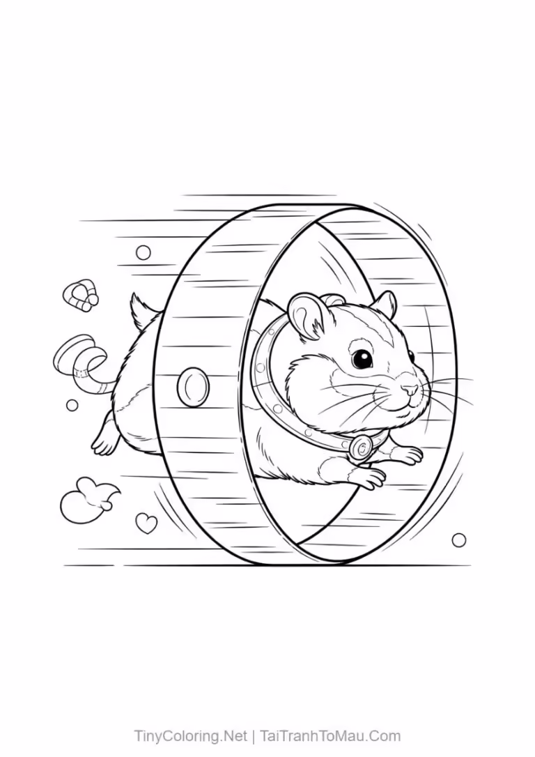 Hoạt động hàng ngày của chú hamster tinh nghịch
