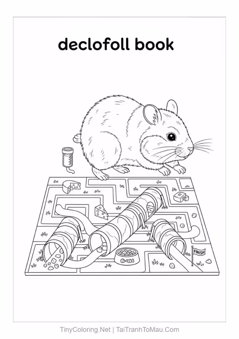 Hoạt động hàng ngày của chú hamster tinh nghịch