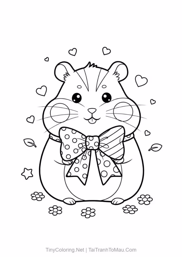 Tranh To Mau Hamster 7