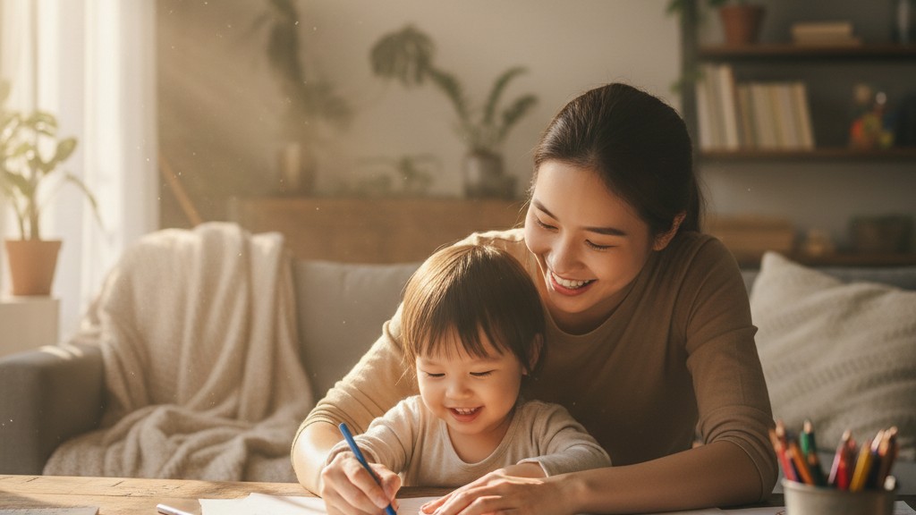 Gia Đình Cùng Tô Màu: Bí Quyết Gắn Kết & Giúp Con Phát Triển Toàn Diện