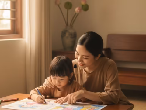 Các Hoạt Động Kết Hợp Tranh Tô Màu Và Kể Chuyện Cho Bé [4 Gợi Ý]