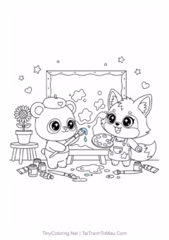tranh-to-mau-gau-truc-chibi