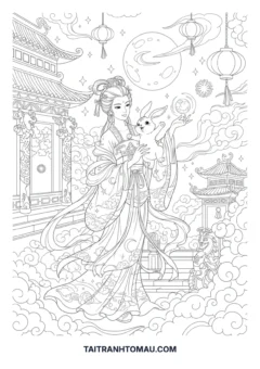 chị hằng và thỏ ngọc