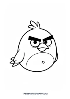 Tranh tô màu Angry Birds
