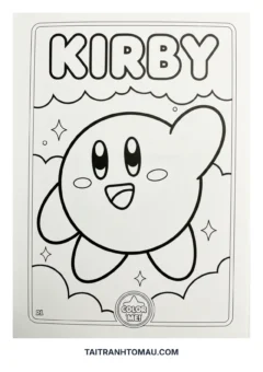 Tranh tô màu Kirby