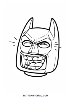 Tranh tô màu Lego Batman cười
