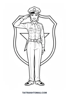 Astronaut coloring page of an astronaut floating in outer space