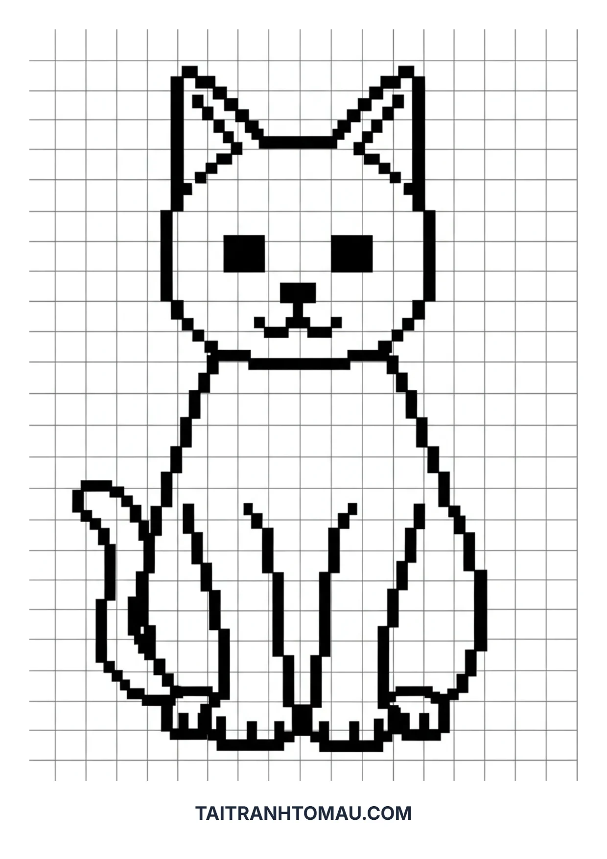 Tải 100+ Tranh Tô Màu Pixel Art Cho Bé: Rèn Luyện Tư Duy Logic & Sáng Tạo