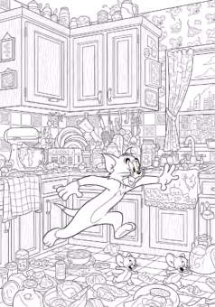 to-mau-Tom-and-Jerry