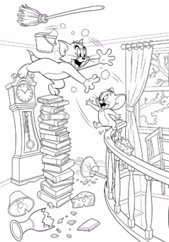to-mau-Tom-and-Jerry