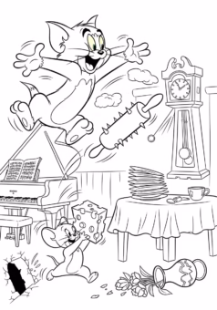 to-mau-Tom-and-Jerry