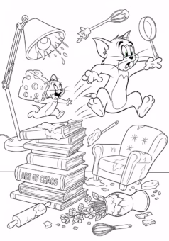 to-mau-Tom-and-Jerry
