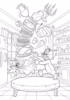 to-mau-Tom-and-Jerry
