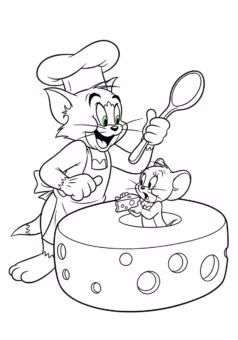 to-mau-Tom-and-Jerry
