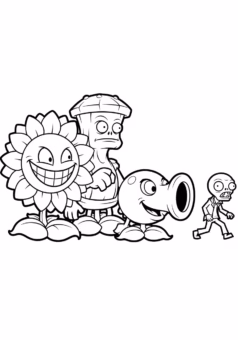 to-mau-Tranh-tô-màu-các-nhân-vật-Plants-vs-Zombies