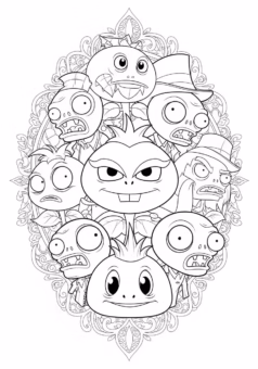 to-mau-Tranh-tô-màu-các-nhân-vật-Plants-vs-Zombies