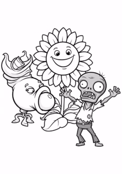 to-mau-Tranh-tô-màu-các-nhân-vật-Plants-vs-Zombies
