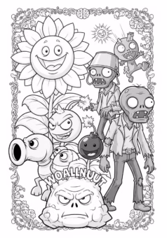 to-mau-Tranh-tô-màu-các-nhân-vật-Plants-vs-Zombies