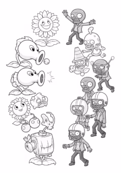to-mau-Tranh-tô-màu-các-nhân-vật-Plants-vs-Zombies