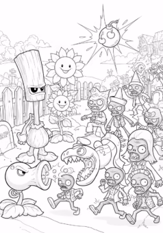to-mau-Tranh-tô-màu-các-nhân-vật-Plants-vs-Zombies