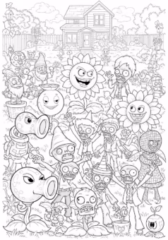 to-mau-Tranh-tô-màu-các-nhân-vật-Plants-vs-Zombies