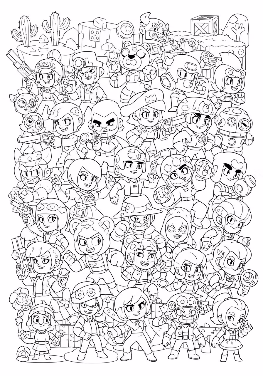 to-mau-Tranh-tô-màu-các-nhân-vật-trong-game-Brawl-Stars