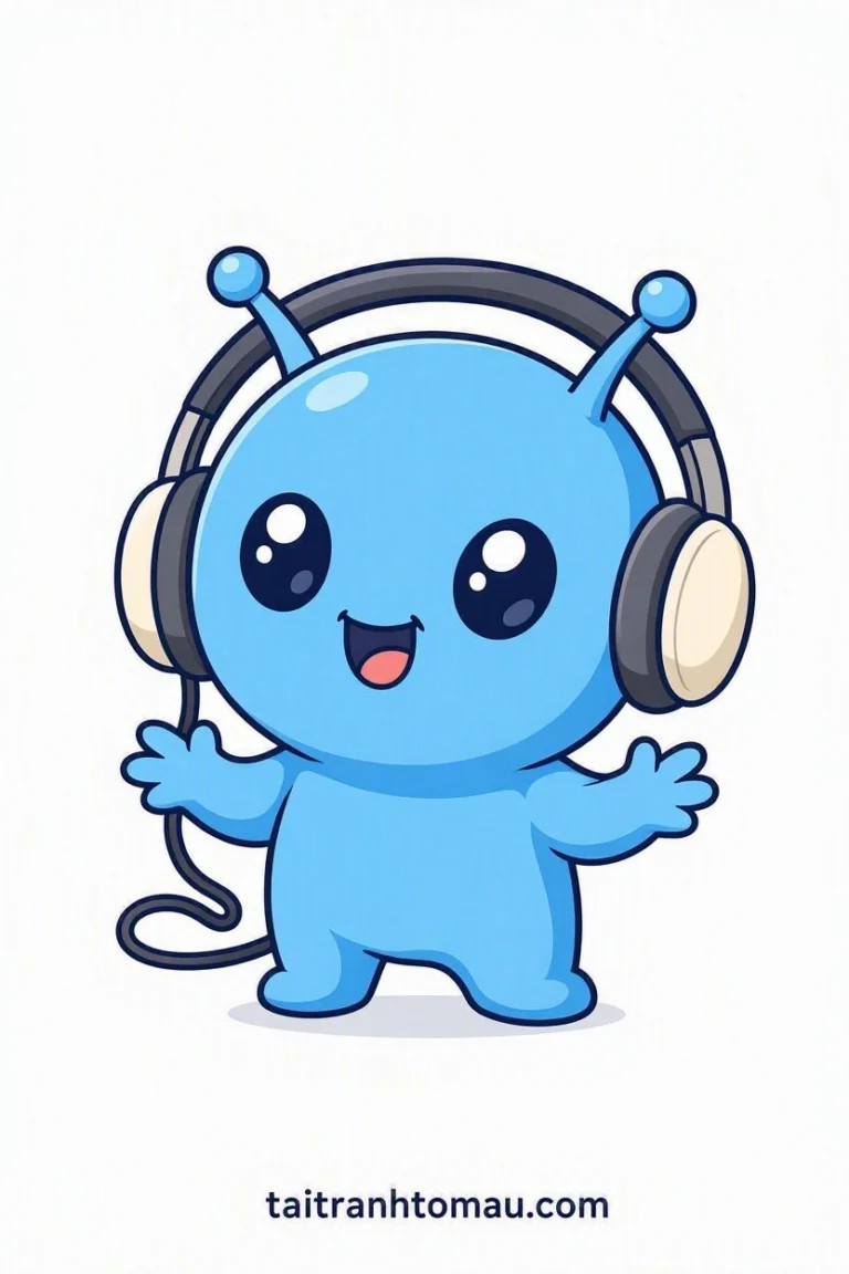 Tranh tô màu Tranh Tô Màu Stitch Cute, Đáng Yêu Cho Bé (Tải Miễn Phí) hình mẫu 61