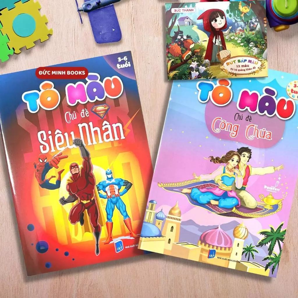 Bộ 10 Cuốn Bé Tập Tô Màu – Dành Cho Trẻ 3–6 Tuổi