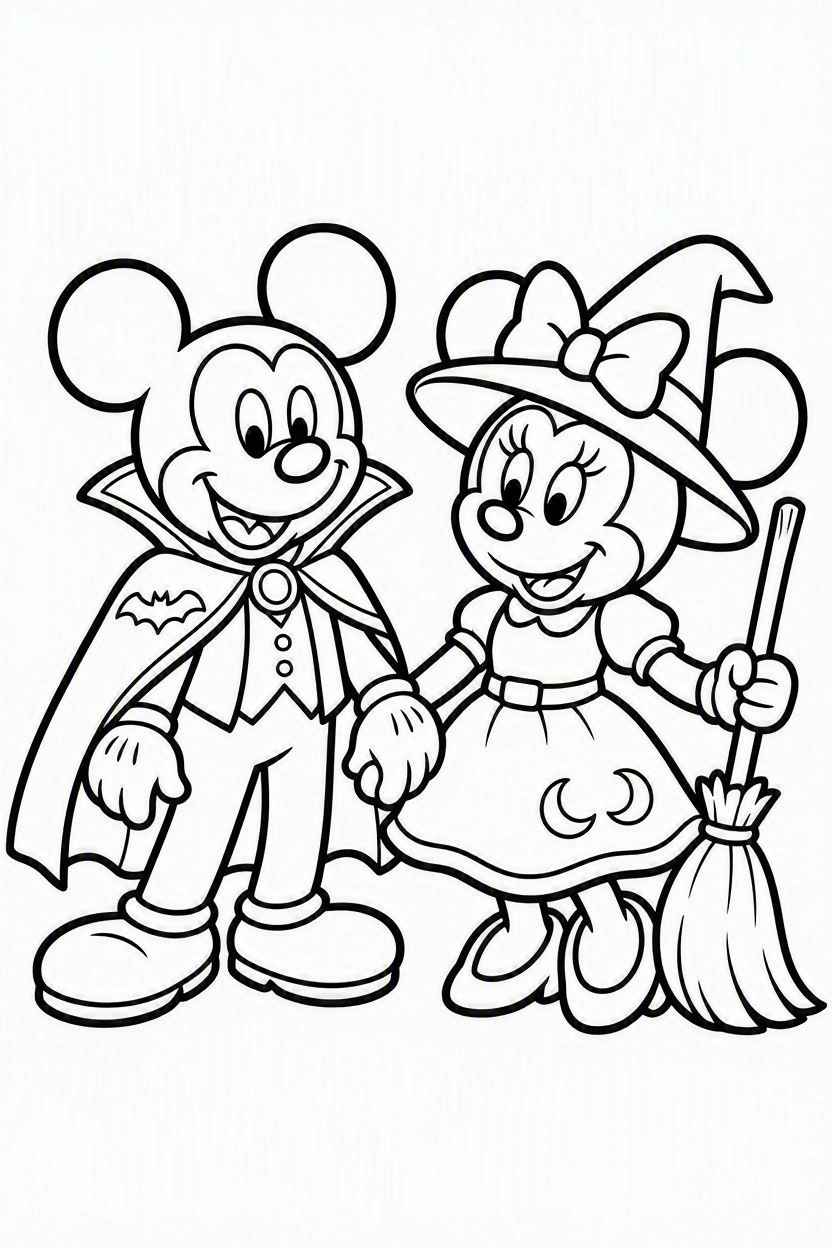 90+ Tranh Tô Màu Mickey Và Minnie Mouse Dễ Thương Cho Bé 2 Tranh Tô Màu Mickey Và Minnie Mouse dễ thương hiện đại
