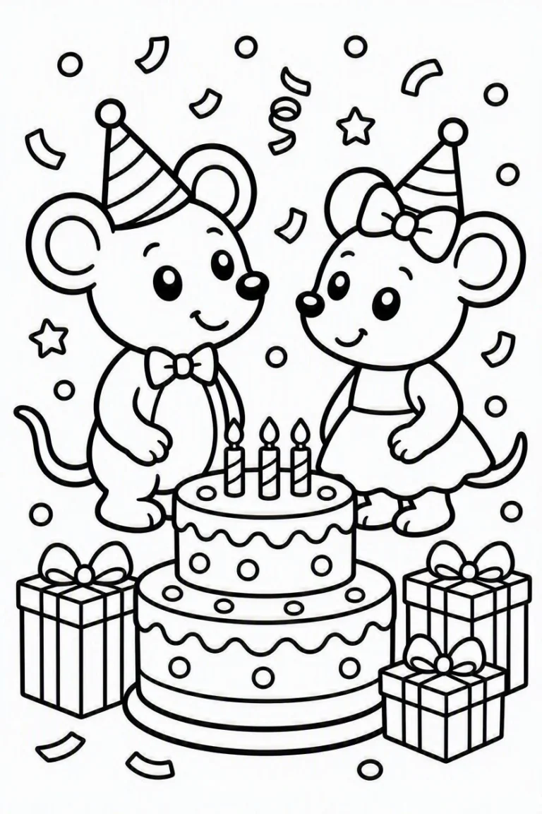 Tranh tô màu 90+ Tranh Tô Màu Mickey Và Minnie Mouse Dễ Thương Cho Bé hình mẫu 64