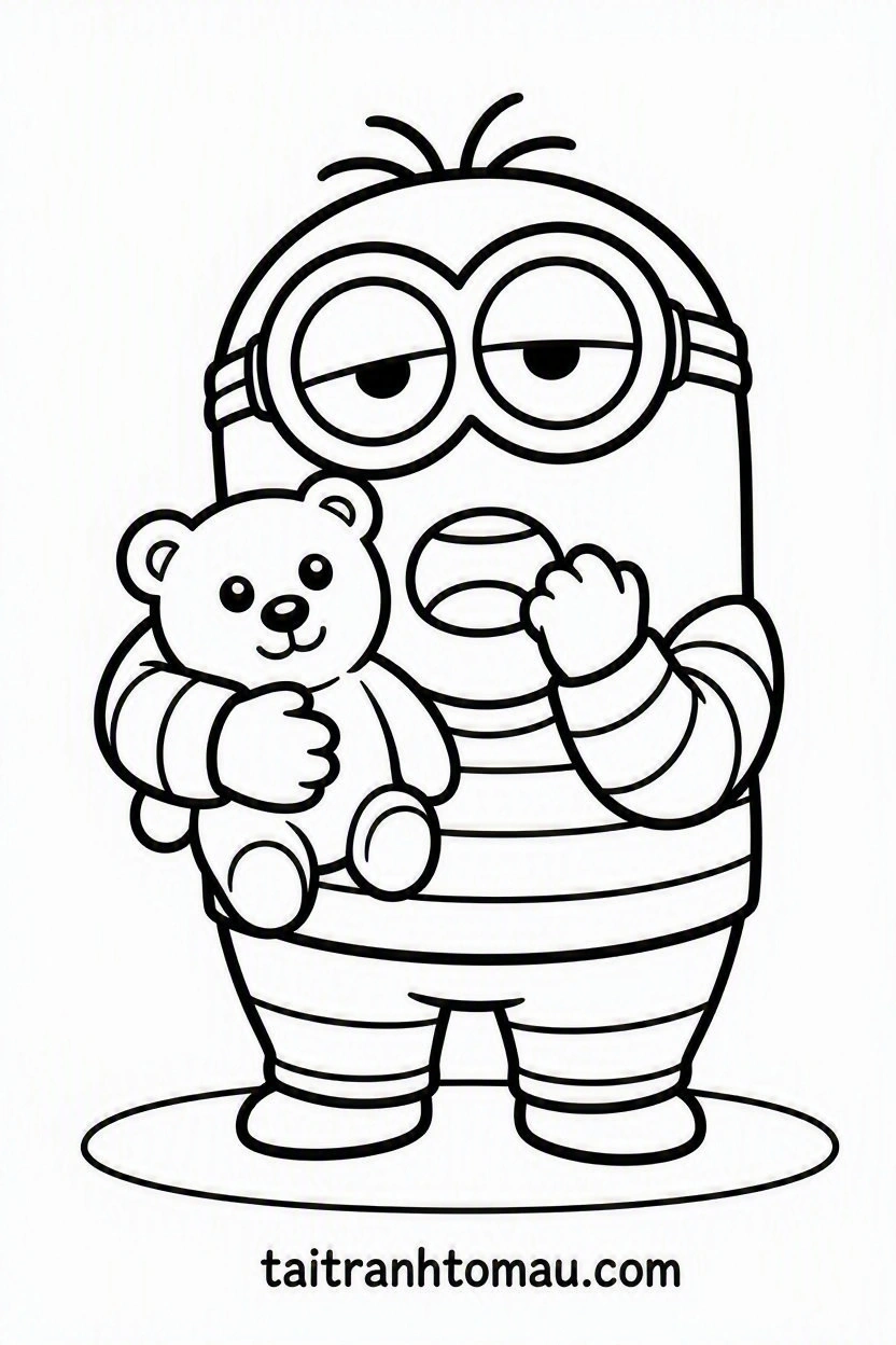 70+ Tranh Tô Màu Minion Vui Nhộn, Siêu Dễ Thương Cho Bé 22 70+ Tranh Tô Màu Minion Vui Nhộn, Siêu Dễ Thương Cho Bé