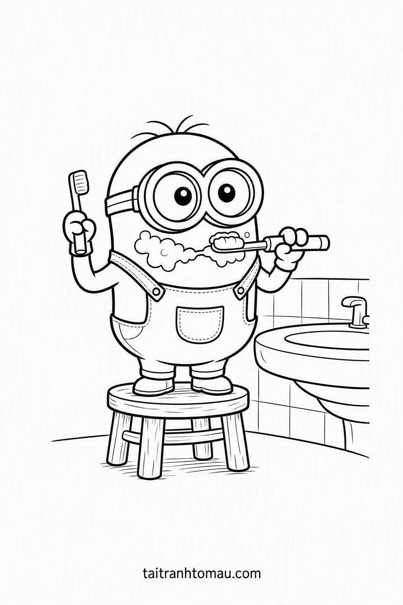 70+ Tranh Tô Màu Minion Vui Nhộn, Siêu Dễ Thương Cho Bé 23 70+ Tranh Tô Màu Minion Vui Nhộn, Siêu Dễ Thương Cho Bé