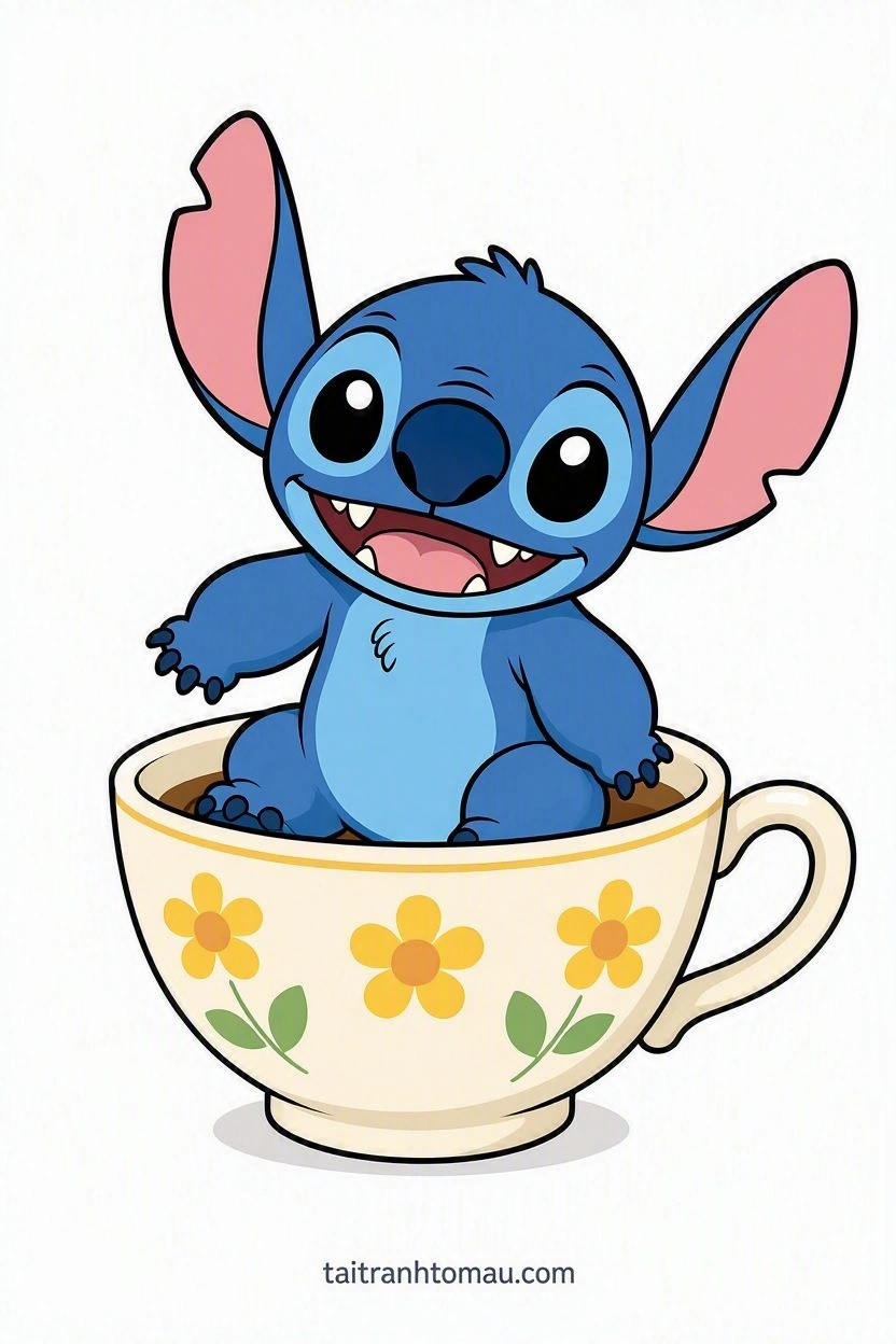 Tranh Tô Màu Stitch Cute, Đáng Yêu Cho Bé (Tải Miễn Phí) 1 Tranh Tô Màu Stitch Cute, Đáng Yêu Cho Bé (Tải Miễn Phí)