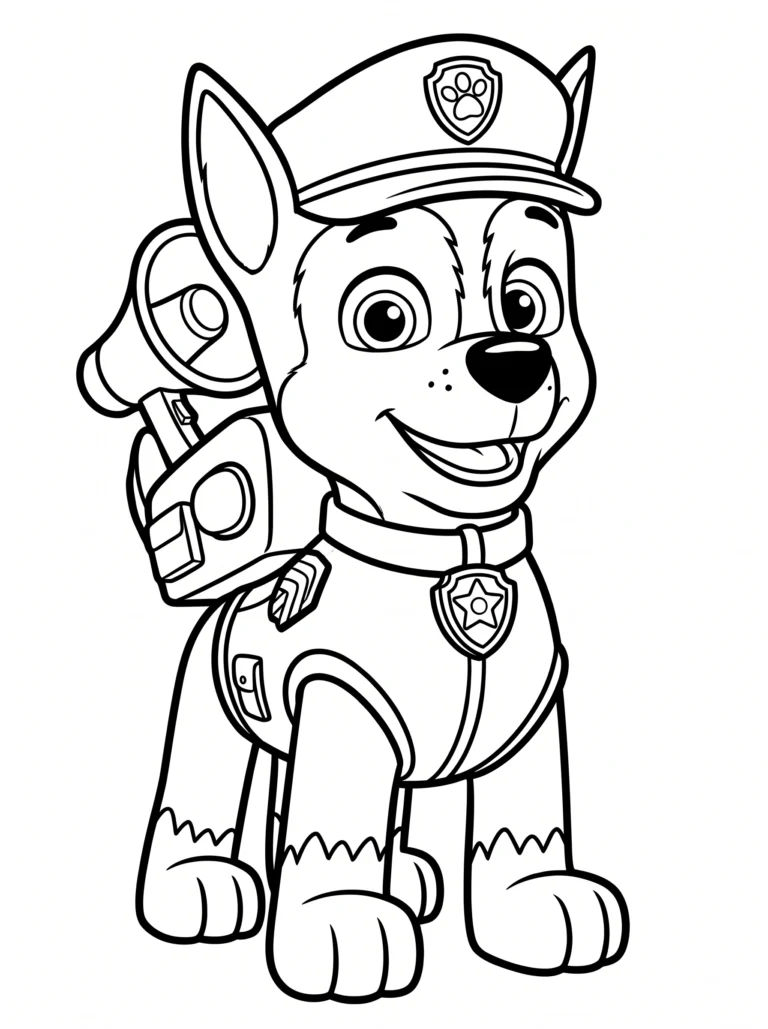 Tranh tô màu Tranh Tô Màu Đội Chó Cứu Hộ Paw Patrol: Tải Ngay 50+ Hình Đẹp Nhất! hình mẫu 19