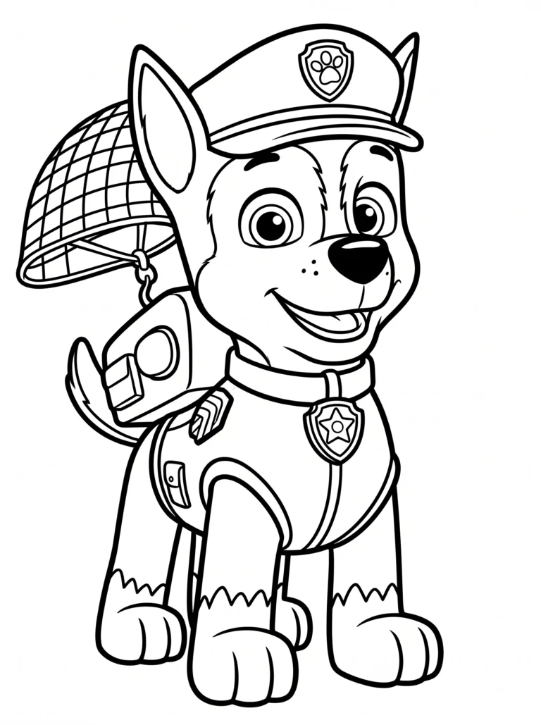 Tranh Tô Màu Paw Patrol - Khám phá