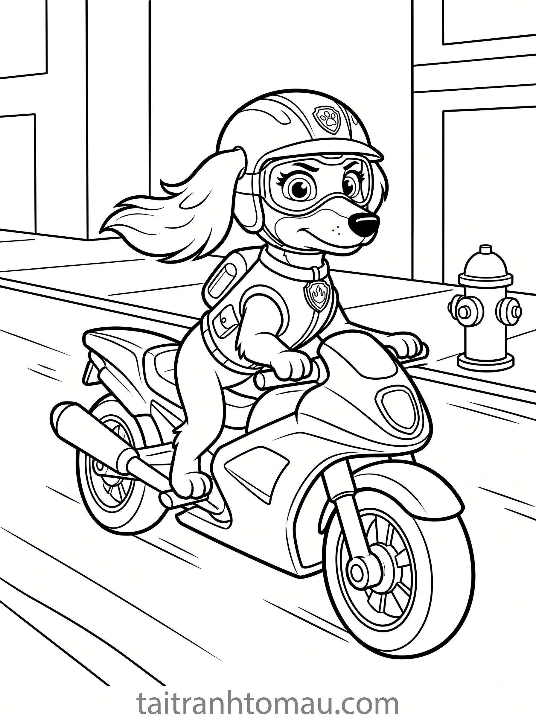Tranh Tô Màu Đội Chó Cứu Hộ Paw Patrol: Tải Ngay 50+ Hình Đẹp Nhất! 7 Tranh Tô Màu Đội Chó Cứu Hộ Paw Patrol Phiêu lưu