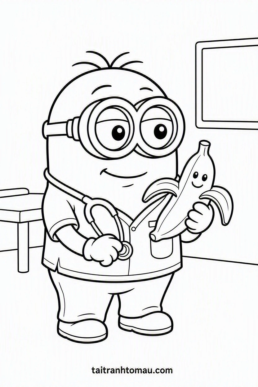 70+ Tranh Tô Màu Minion Vui Nhộn, Siêu Dễ Thương Cho Bé 6 70+ Tranh Tô Màu Minion Vui Nhộn, Siêu Dễ Thương Cho Bé