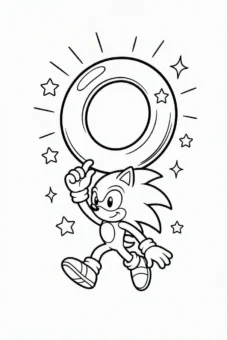 Coloring_page_for_kids_Sonic_grabbing_a_giant_shiny_golden_r (3)