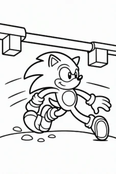 Coloring_page_for_kids_Sonic_sliding_on_the_ground_under_an (2)