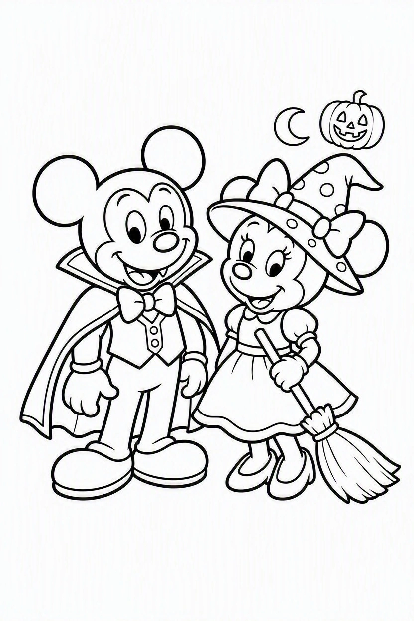 Coloring page Mickey and Minnie (20)