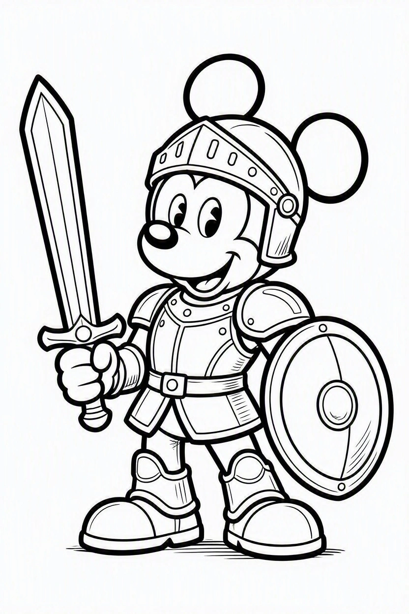 Coloring page Mickey and Minnie (29)
